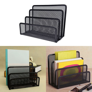 Book Shelves Desk-Organizer Office Mesh Home Metal 1pcs