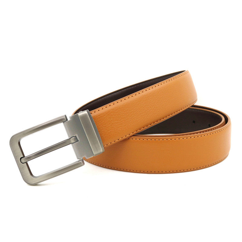 Fashion Men's Casual Pin Buckle Leather Belt